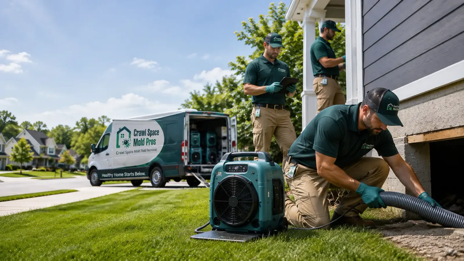 Crawl Space Mold Removal in Edmonds, WA